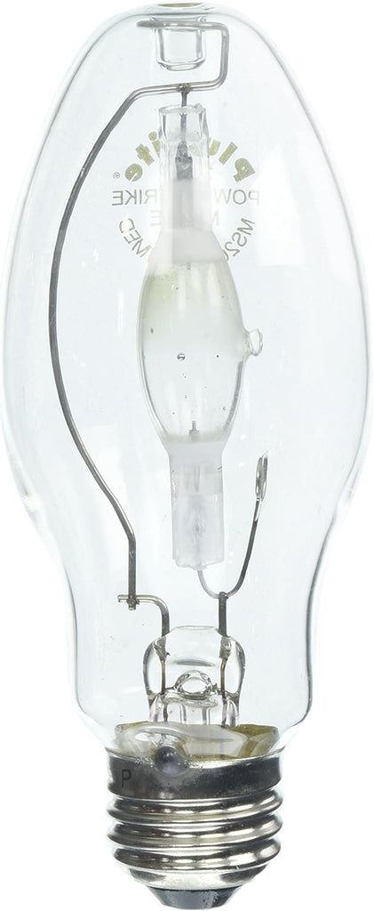 Plusrite 1669 MS200/ED17/PS/U/MED/4K 200 watt ED17 Pulse Start Metal Halide Lamp, Medium (E26) base, 19000 lumens, 15,000hr life