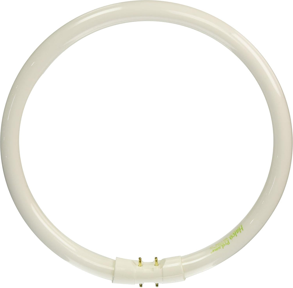 Halco 109080 FC22T5/835 22 watt T5 Circline Fluorescent Lamp, 9" length, 4-Pin (2GX13) base, 3500K, 1900  lumens, 12,000hr life, Dimming