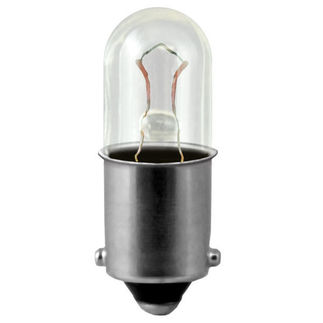 Import 1818MINI 4.08 watt T3.25 Miniature Indicator Lamp, Mini Bayonet (BA9s) base, 250hr life, 24 volt