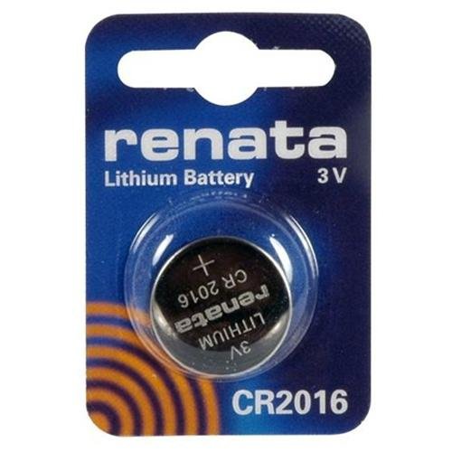 Renata CR2016 Lithium Battery, 3 volt