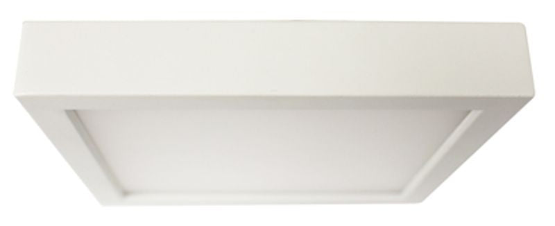 Westgate FML-S10-17W-30K 17 watt LED 10" x 10" Flush Mount Surface Fixture, 3000K, 950 lumens, 50,000hr life, 120 volt, White Finish. *Discontinued*