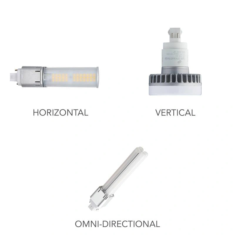 Light Efficient Design LED-7320-27K-G3 10 watt PL LED Horizontal Plug-and-Play Lamp to replace 26W CFL, 4-Pin (G24q) base, 2700K, 1350 lumens, 50,000hr life, 120-277 volt, Non-dimmable, Ballast Compatible