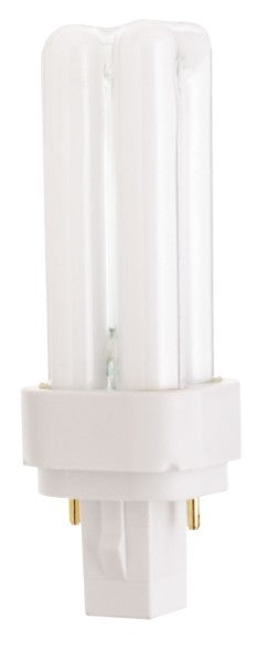 GE 97575 F9DBX23/841/ECO 9 watt Double-Tube Compact Fluorescent Lamp, 2-Pin (G23-2) base, 4100K, 550 lumens, 12,000hr life *Discontinued*