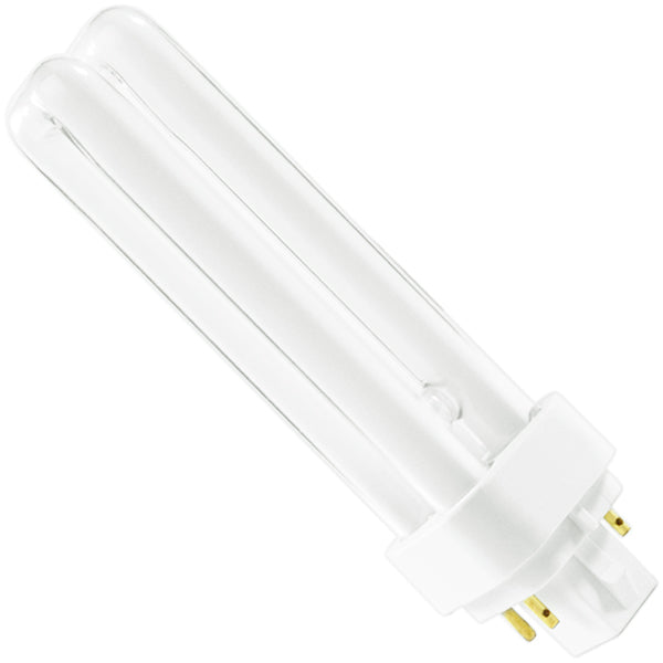 Plusrite 4028 PL13W/2U/4P/835 13 watt Double-Tube Compact Fluorescent Lamp, 4-Pin (G24q-1) base, 3500K, 900 lumens, 10,000hr life