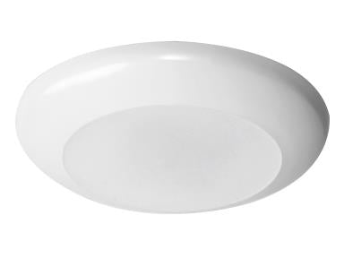 MaxLite 103864 DL6079CSWH 7 watt LED 6" Flush Mount Disc Light, 2700K/3000K/4000K/5000K Color Selectable, 650 lumens, 50,000hr life, 120 Volt, TRIAC Dimming, White Finish