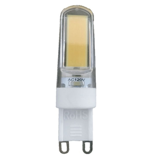 JQ Green America JQ-G9-C05K40 5 watt LED JCD Lamp, Bi-Pin (G9) Base, 4000K, 400 lumens, 25,000hr life, 120 Volt, Dimming