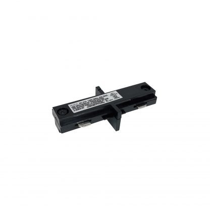 Nora NT-2310B Straight Connector for 2-Circuit Track, Black Finish