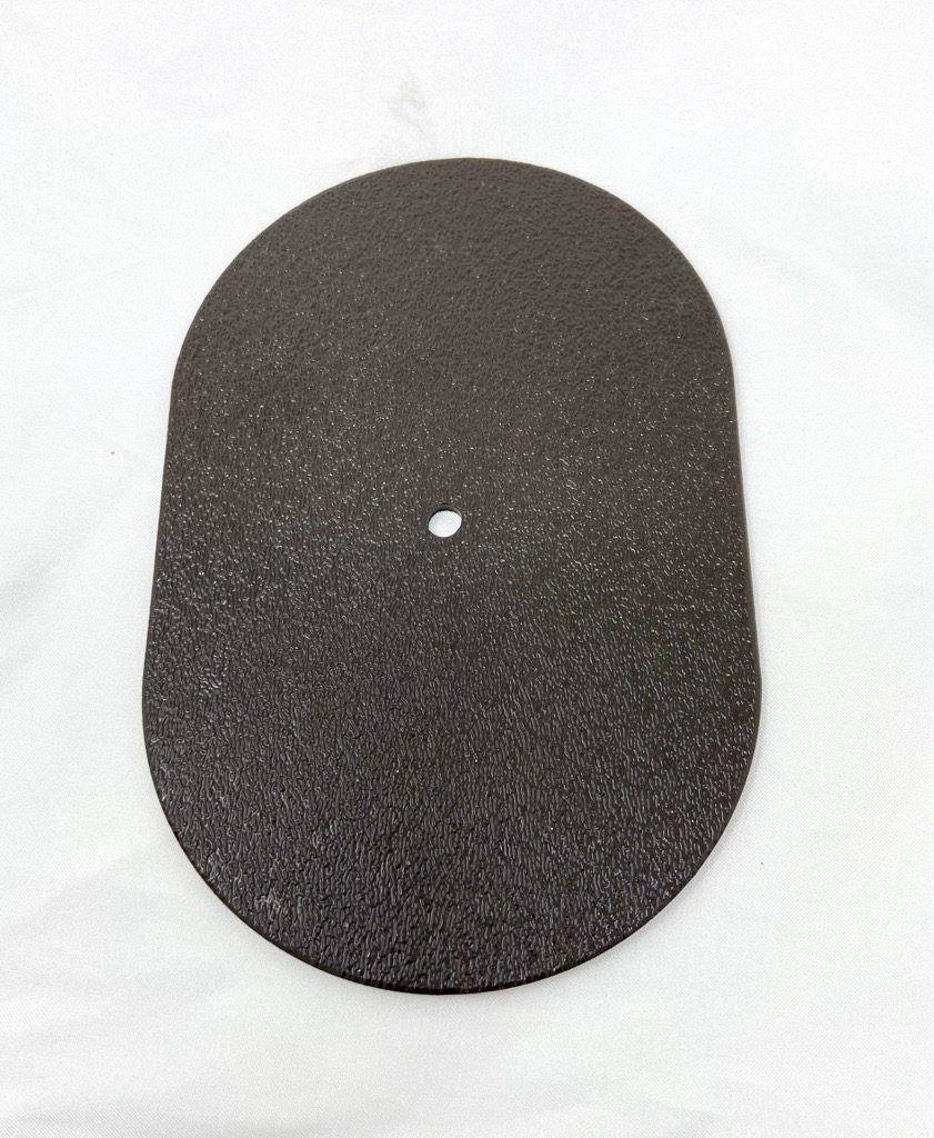 ABS-4X6OVHHCBZ  4in. x 6in. Oval ABS Hand Hole Cover  Bronze. Bracket & Screw sold separately (E01641)