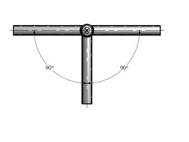 MaxLite 103997 PL-SB390-B PL-SB390-B Tenon Top Spoke Bracket 2-3/8", Steel, 3 Arms, 90 Degrees, Bronze Finish. *Discontinued*