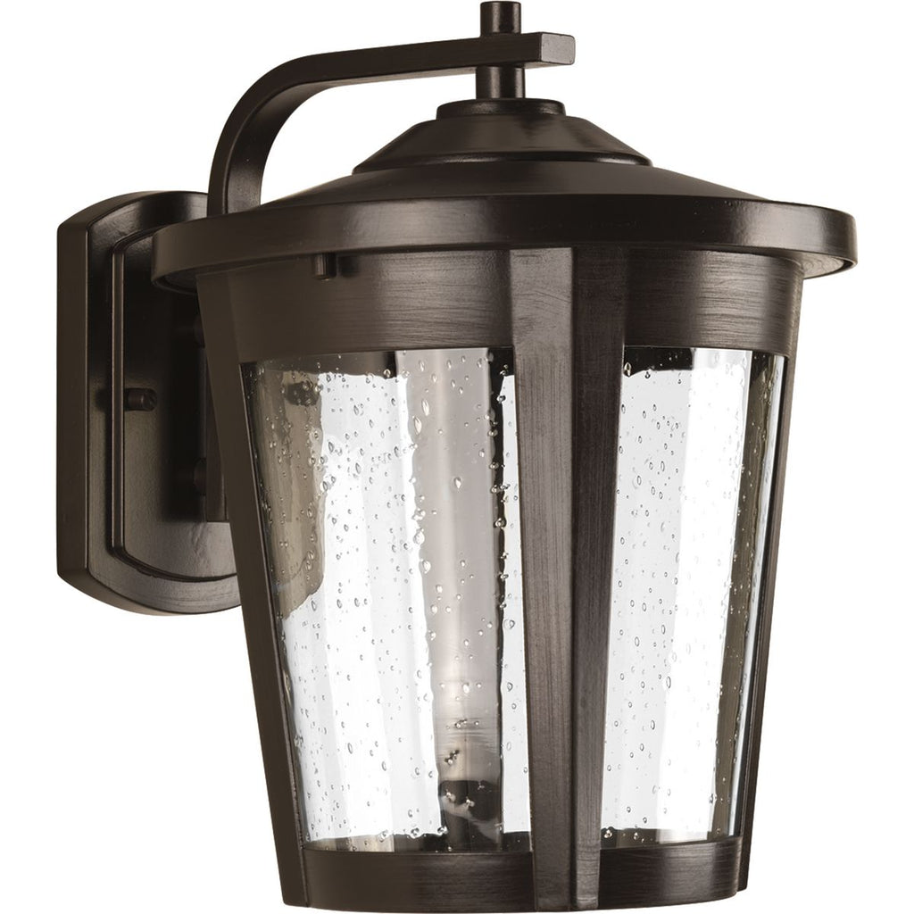 Progress Lighting P6079-2030K9 17w East Haven Collection Large LED Wall Lantern, 9.5in x 12in, 3000K, 1211 lumens, 90+ CRI, 60,000hr life, 120 volt, Bronze Finish, Dimmable