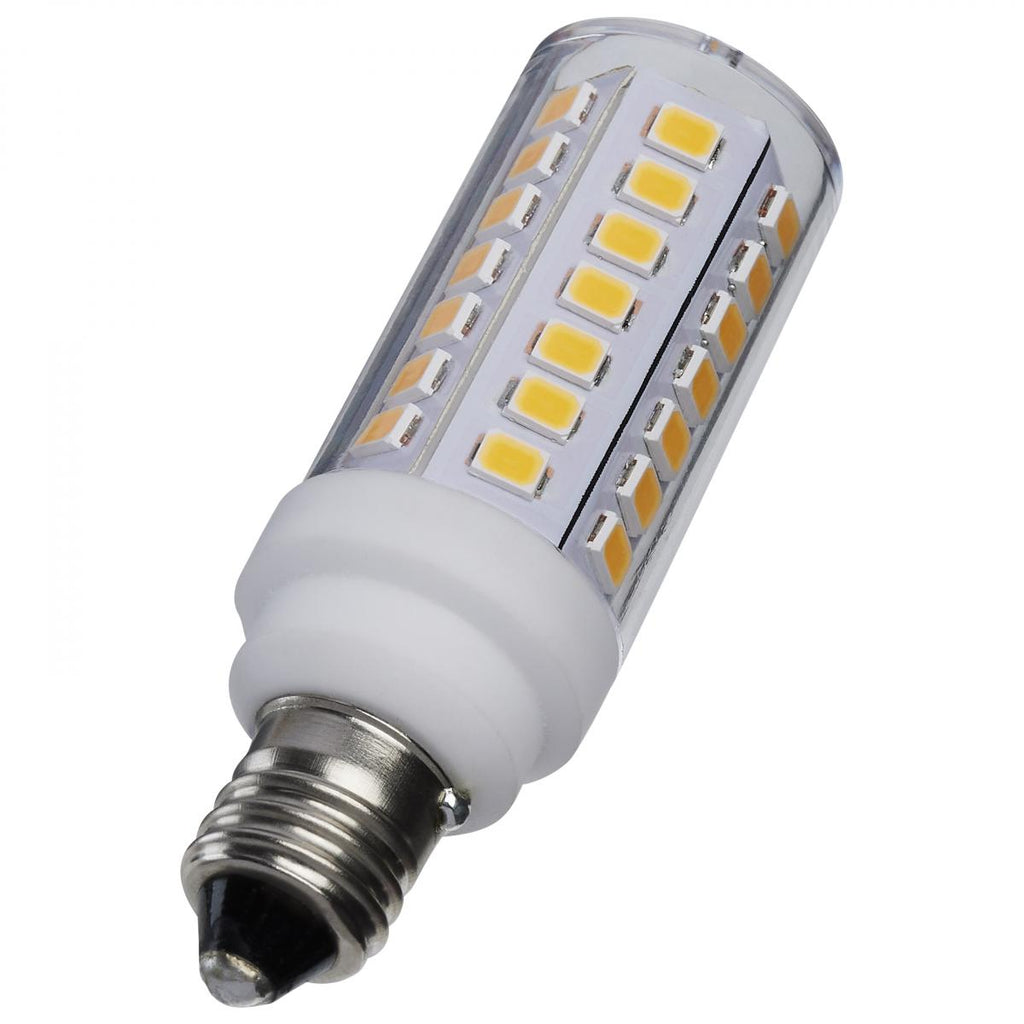 Satco S12334 5W-LED-E11-CL-830-120V, 5W T6 LED, Clear Finish, E11 Base, 3000K, 120V