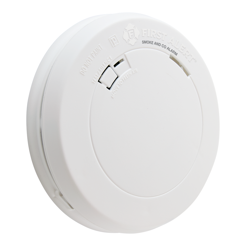 BRK PRC710B Slim Smoke/CO Combo Alarm, Tamper Resistant 10-Year Sealed 3V Lithium Power Cell