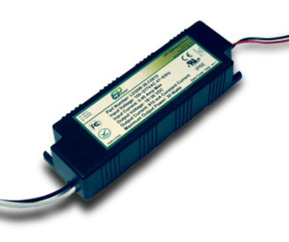 EPtronics LD30W-66-C0450-RD 30 watt Constant Current LED Driver, 120-277V Input, 22-66VDC Output, 450mA Max Current, 0-10V Dimming