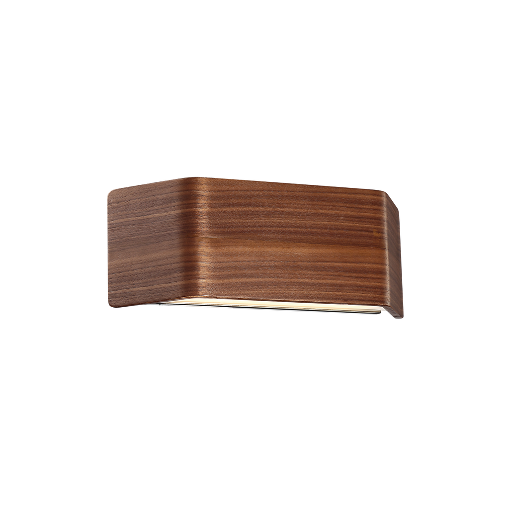 Modern Forms WS-97614-DW 30.5 watt Asgard Series LED Wall Sconce, 3000K, 1127 lumens, 50,000hr life, 120-277 Volt, LEV Dimming, Dark Walnut Finish