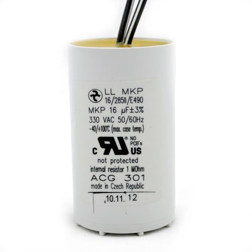 Venture ACG301 330 volt 16MFD Dry Film Capacitor w/ leads for 35W HPS