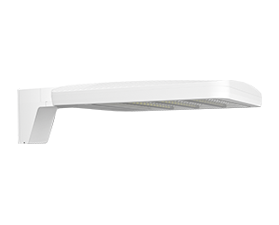 Rab ALEDM3TW 78W/90W/150W Wattage Selectable LED Area Light Fixture, 5000K, 19192 lumens, 100,000hr life, 120-277 Volt, 0-10V Dimming, White Finish