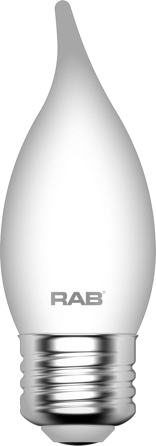 Rab BA11-5-E26-927-F-F E26 CRI90 2700K Dim Frosted Filament BA11 5.5W 60EQ 500lm Lamp