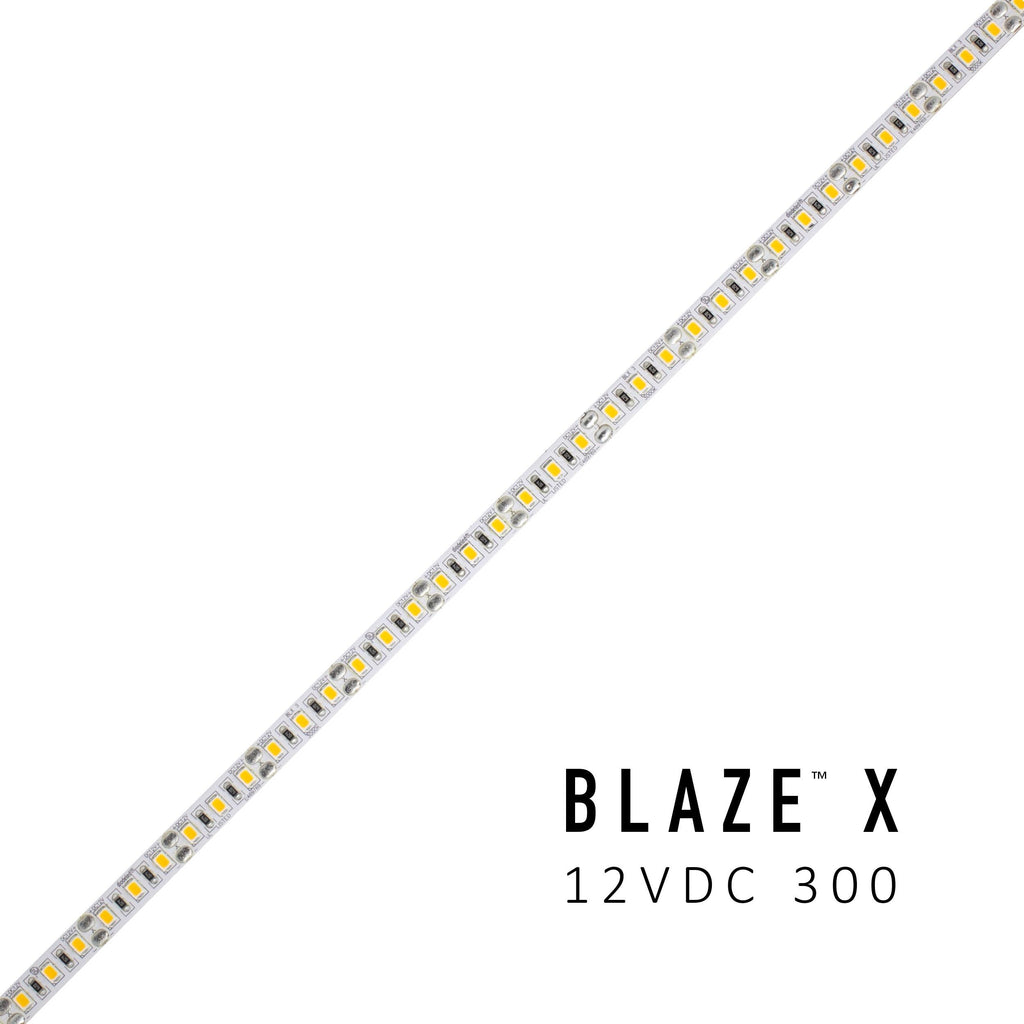 DiodeLED DI-12V-BLX3-63-100 100' Roll Blaze X 300 Series Tape Light, 4.3 watts per foot, 6300K, 380 lumens per foot, 95 CRI, 120,000hr life, 12 Volt, Dimming, 20' Max Run