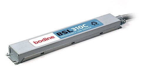 Bodine BSL310C2WM Emergency Backup LED Driver, 120 - 277V Input, 15 - 50VDC Output - Lighting Supply Guy