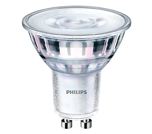 Philips 468140 4GU10/LED/930/F35/DIM/G/120 T20 4 Watt LED MR16, 3000K, GU10 Base, 120V, 35° Beam Angle, Dimmable