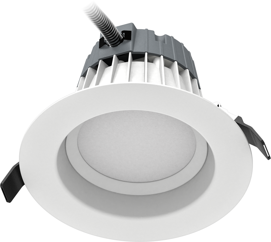 Rab C6R14/189FAUNVW 14W/18W Wattage Selectable LED 6" Universal Downlight, 3000K/3500K/4000K Color Adjustable, 1200-1500 lumens, 50,000hr life, 120-277 Volt, 0-10V Dimming, White Finish. *Discontinued*