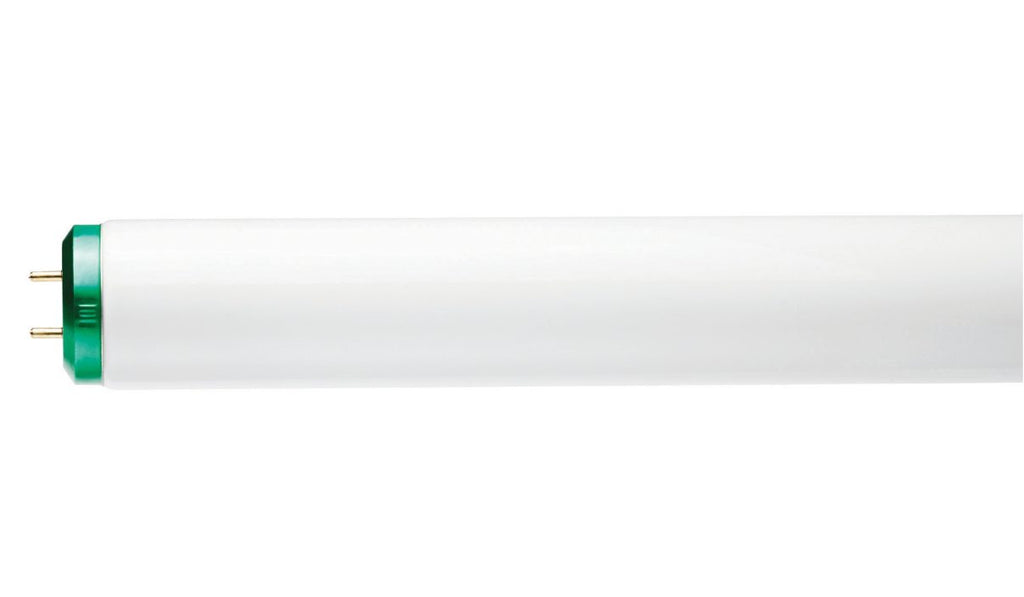 Philips 273599 F40T12/D 40 watt T12 Linear Fluorescent Lamp, 48" length, Medium Bi-Pin (G13) base, 6500K, 2325 lumens, 24,000hr life. Sold in cases of 30