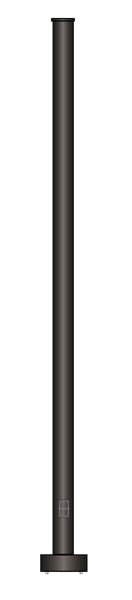 Custom P - RSS10X3 - 14G - 4X8BCD - NT - BK 10ft. x 3in. Round Straight Steel Pole - Lighting Supply Guy