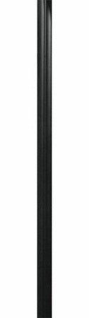 Custom P - RSS10X3 - 14G - DB - BK 10ft. x 3in. Round Straight Steel Pole, Direct Burial, 14 Gauge, Black Finish - Lighting Supply Guy