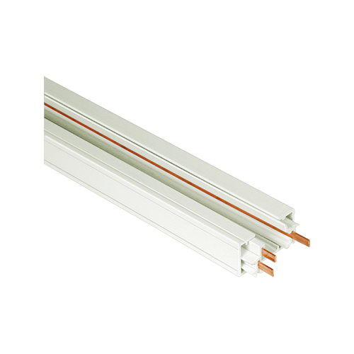 Elite ET4-WH 4' track lighting, single circuit, Architectural White Finish