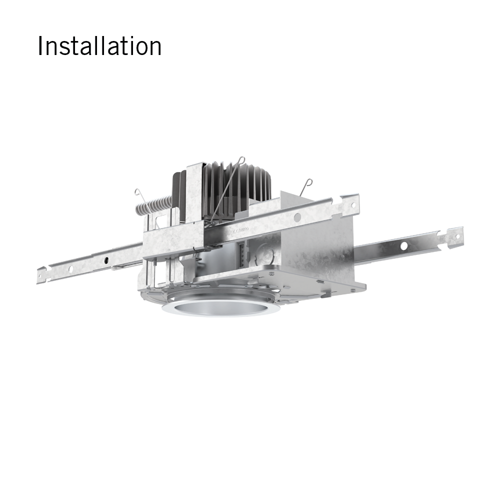 Lithonia Gotham EVO4-27-15-MWD-MVOLT-EZ1 Housing Only for EVO4 Series Downlight, 2700K, 1500 lumens, 60,000hr life, 120-277 Volt, 0-10V Dimming