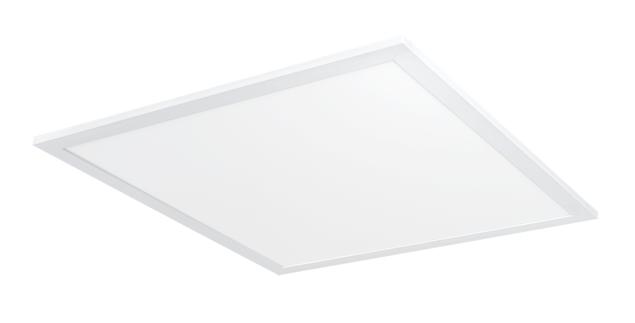 Rab EZPAN2X2-40YN/D10 40 watt LED 2' x 2' Edge-lit Panel Fixture, Recessed Ceiling Mount, Frosted lens, 3500K, 4218 lumens, 60,000hr life, 120-277 volt, Dimming, White Finish