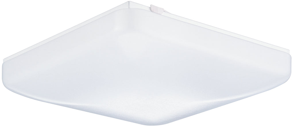 Lithonia FMLSDL 20 35840 40 watt LED 20" Square Low-Profile Flush Mount Fixture, 4000K, 4000 lumens, 30,000hr life, 120 Volt, Dimming, White Finish