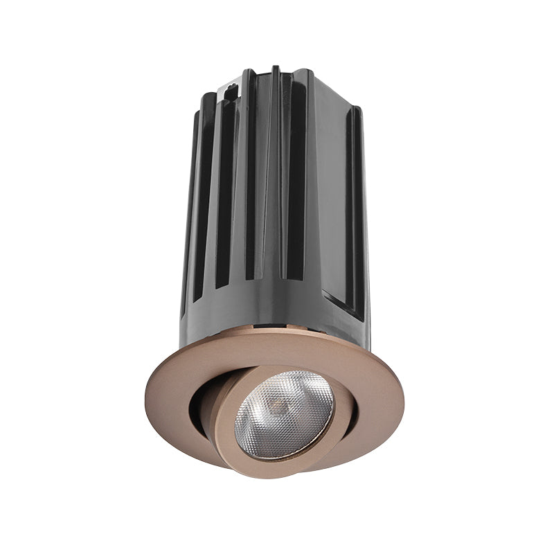 Juno 2LEDTRIM G2 DB 30K 80CRI FL BRZBRZ 7.5 watt LED 2" Round Adjustable LED Downlight Trim, 3000K, 600 LUMENS, 50,000hr life, 120 Volt, Dimming, Bronze Finsh (Driver Sold Separately)