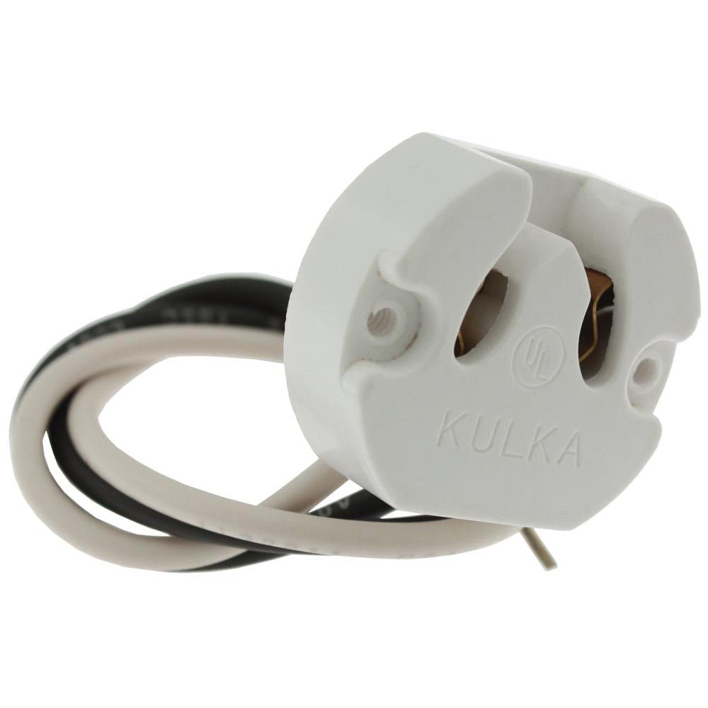 Kulka 590W Socket, White - Lighting Supply Guy