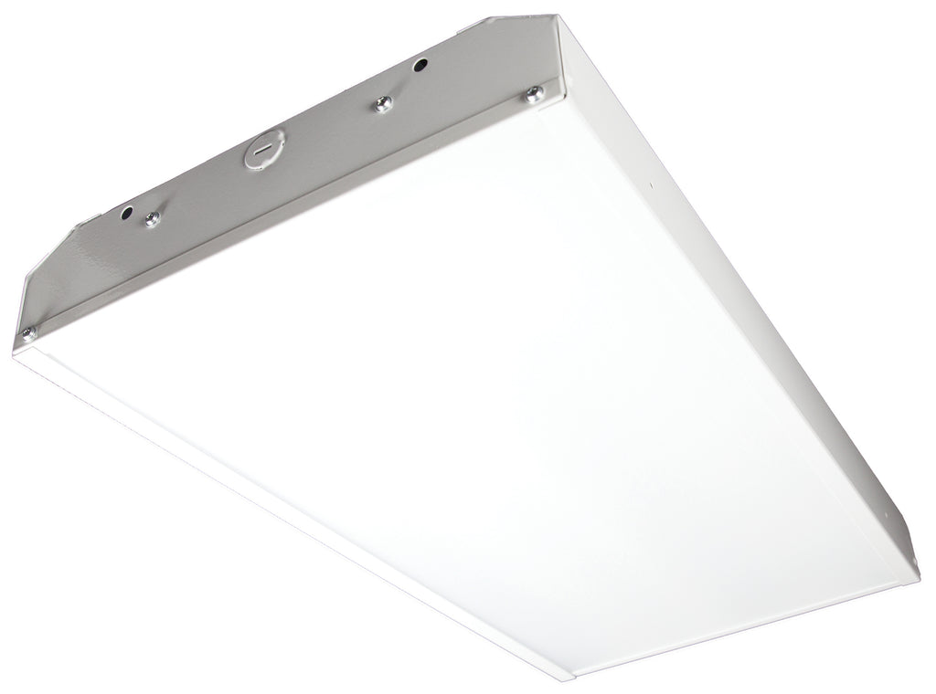 TCP LB56001400 56 Watt 2X4 LED Linear Low Bay Fixture, 6700lm, 120-277V, 4000K, 0-10V Dimming