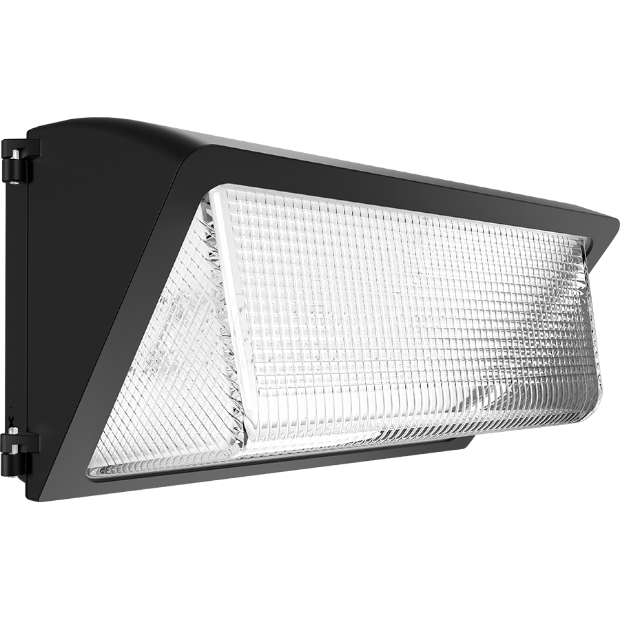 Rab WP3LED75L-750U 51 Watt LED Die Cast Aluminum Rectangular Wallpack, Glass Lens, 7543 Lumens, 120/277V, 5000K, Bronze Finish, 100,000 Hr Life