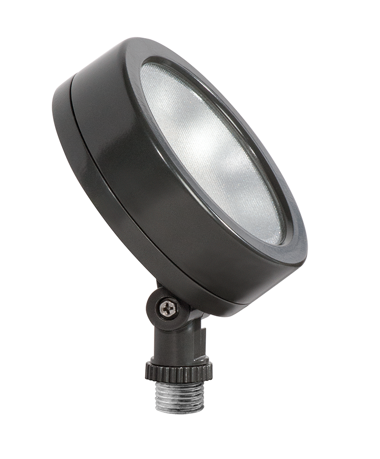 Rab LES13Y  13 watt LED Floodlight Fixture to replace 75W BR30, 4-1/2" x 1-1/2" x 5-3/4" tall, Adjustable Knuckle Mount, 3000K, 1045 lumens, 60,000hr life, 120 volt, Bronze Finish