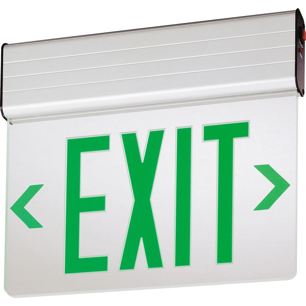 Lithonia EDG - 2 - G - EL - M6 Exit Sign Fixture - Lighting Supply Guy