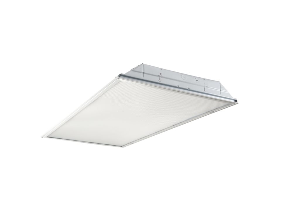 Metalux 24GR - LD4 - 38 - F1 - UNV - L840 - CD1 - U 2X4 LED Recessed Troffer, 4000K - Lighting Supply Guy