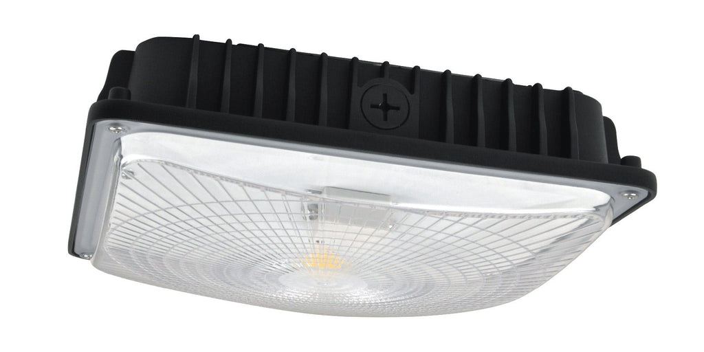 NaturaLED 9414 FX10SCM28/840/BK 28 watt LED Slim Canopy Fixture - Lighting Supply Guy