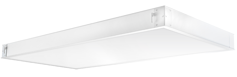 Rab PANEL2X4-44Y  2' x 4' 44 watt LED Panel Fixture, Acrylic lens, 3000K, 6038 lumens, 100,000hr life, 120-277 volt, White Finish. *Discontinued*