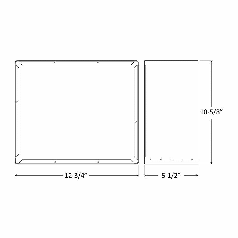 Westgate LF-SHROUD-E Shroud for LFX Series Fixtures, Full Shroud