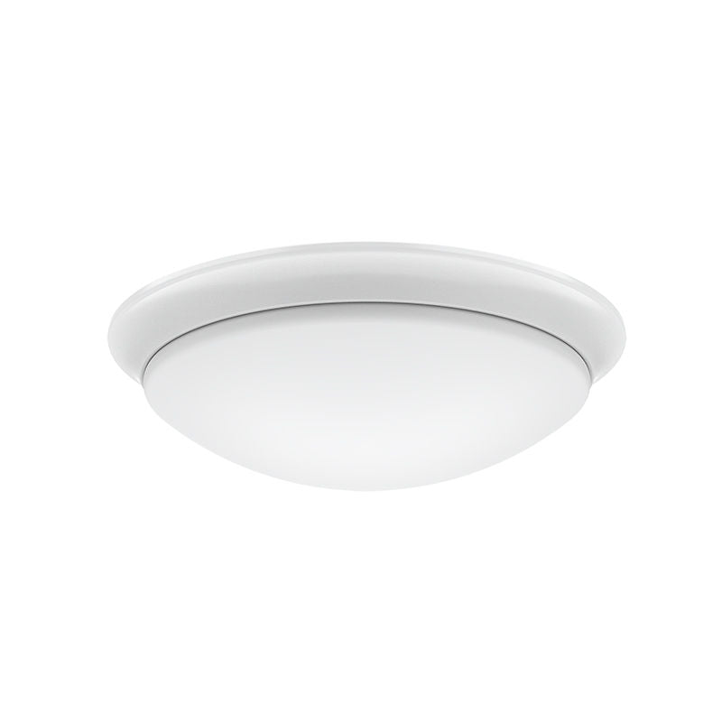 Westgate FMD-13-MCT5-WH - LED Multi-CCT Dome Flush Mount Light 120v, 75LPW, 1800lm, 2700K/3000K/3500K/4000K/5000K, 80CRI, White Finish