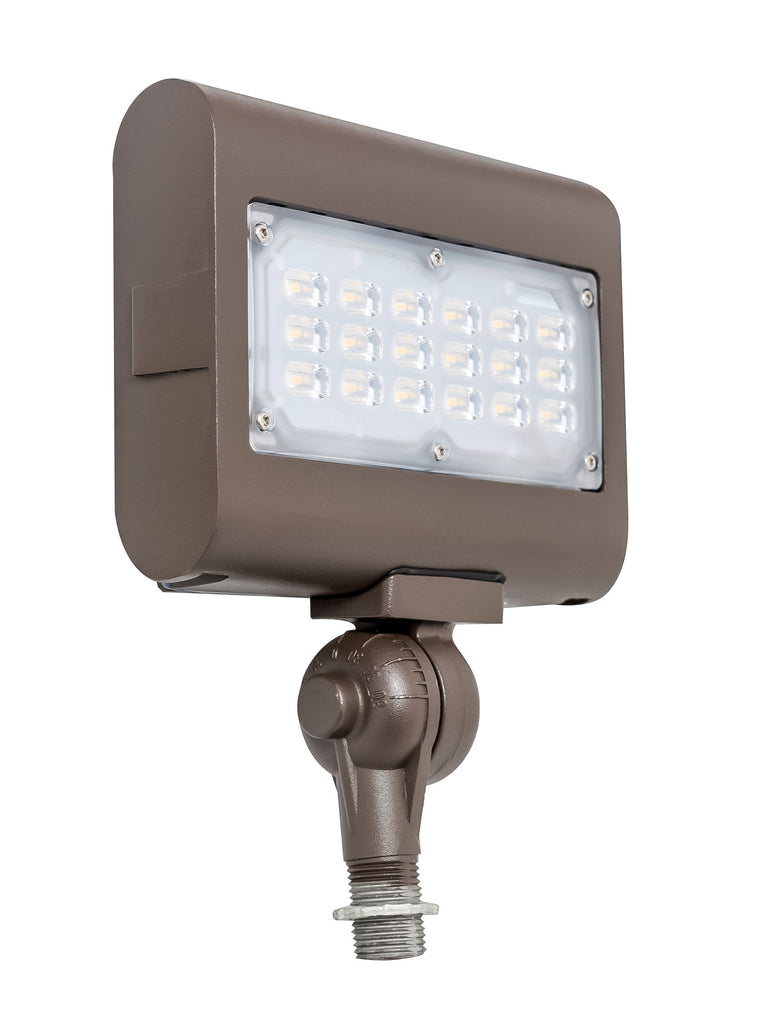 Westgate LF3-30WW-KN  30 watt LED Floodlight Fixture, 1/2in. Threaded Knuckle Mount, 3000K, 2900 lumens, 70,000hr life, 120-277 volt. *Discontinued*