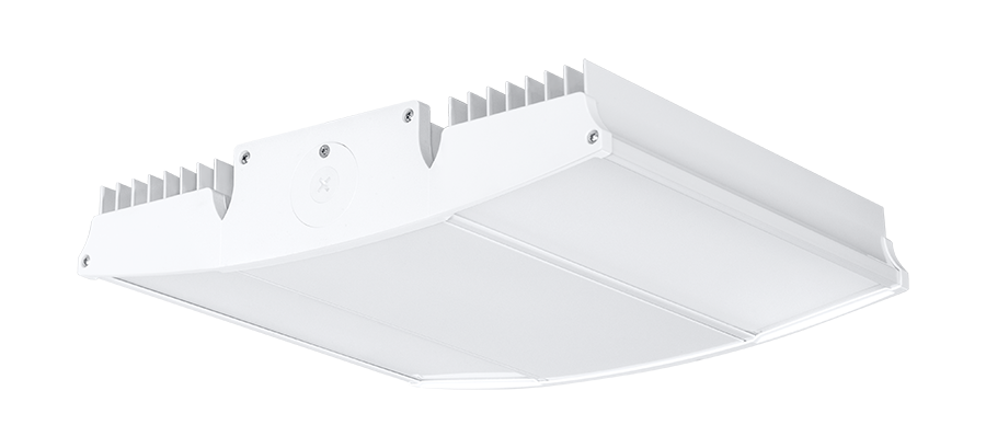 Rab RAIL95W/D10 95 watt Linear LED High Bay Fixture, 5000K, 12645 Lumens, 100,000hr life, 120-277 Volt, 0-10V Dimming, White Finish