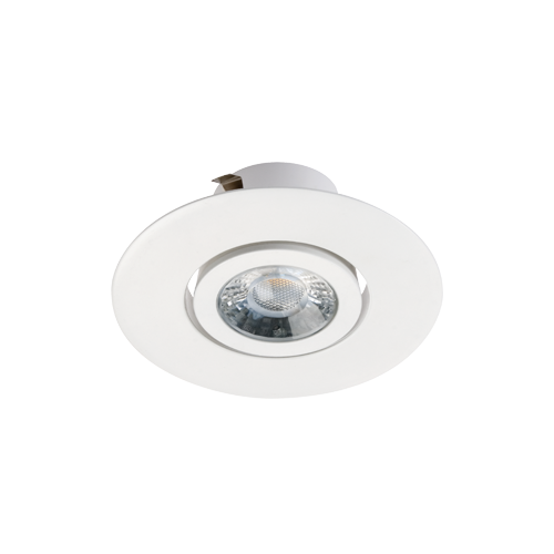 Elite RL465-650L-DIMTR-120-40K-90-MD-WH 10 watt LED 4" Adjustable Retrofit Downlight, 4000K, 650 lumens, 50,000hr life, 120 Volt, Dimming, White Finish