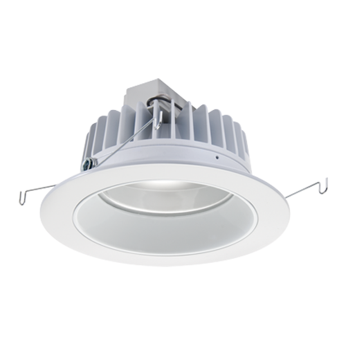 Elite RL507-650L-277-30K-90-CL-WH  5" LED Lensed Retrofit Downlight Fixture, Clear Reflector, 3000K, 650 lumens, 72,000hr life, 277 volt, Non-dimmable, White Finish