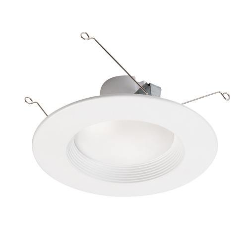 Elite RL625-750L-DIMTR-120-30K-90-W-WH 14 watt LED 5"/6" Retrofit Downlight Fixture, 3000K, 750 lumens, 50,000hr life, 120 Volt, TRIAC/ELV Dimming, White Finish