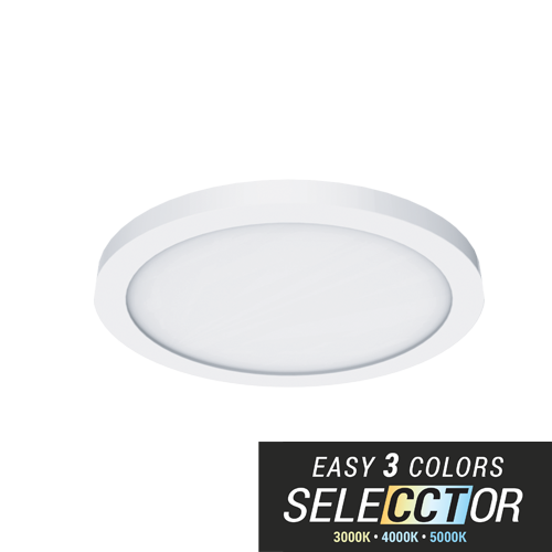 Elite RL791-900L-DIMTR-120-30K-40K-50K-90-WH, 13.5 Watt, 120V, 30K,40,50, 90CRI, LED DownLight, White Finish