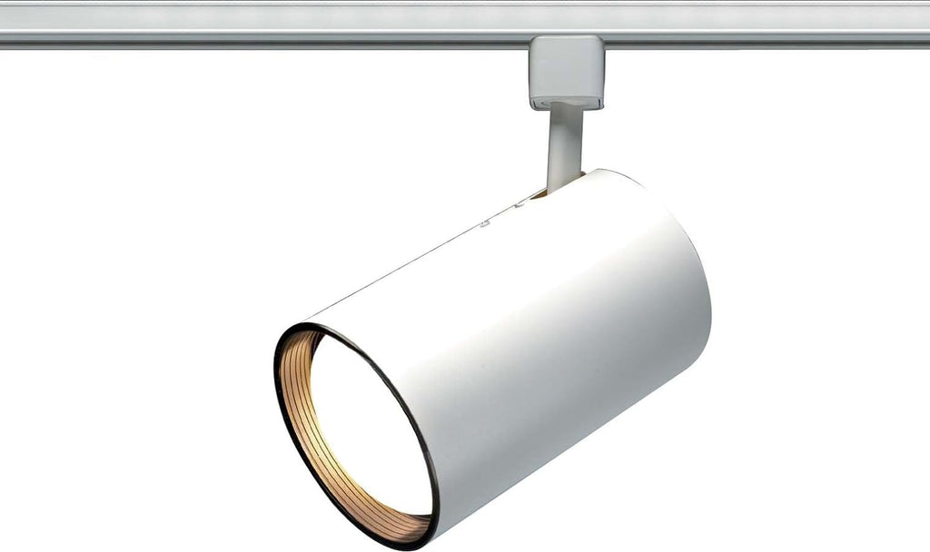 Satco TH202 - WHT White Track Fixture with Flat - Back, for R30 Lamps, without lamp - Lighting Supply Guy